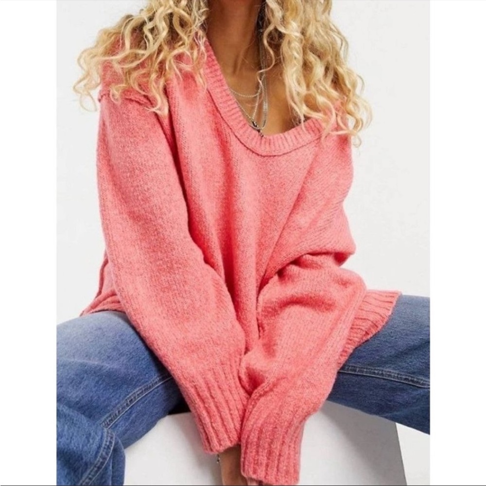 Free People Oversized Brookside Tunic Sweater